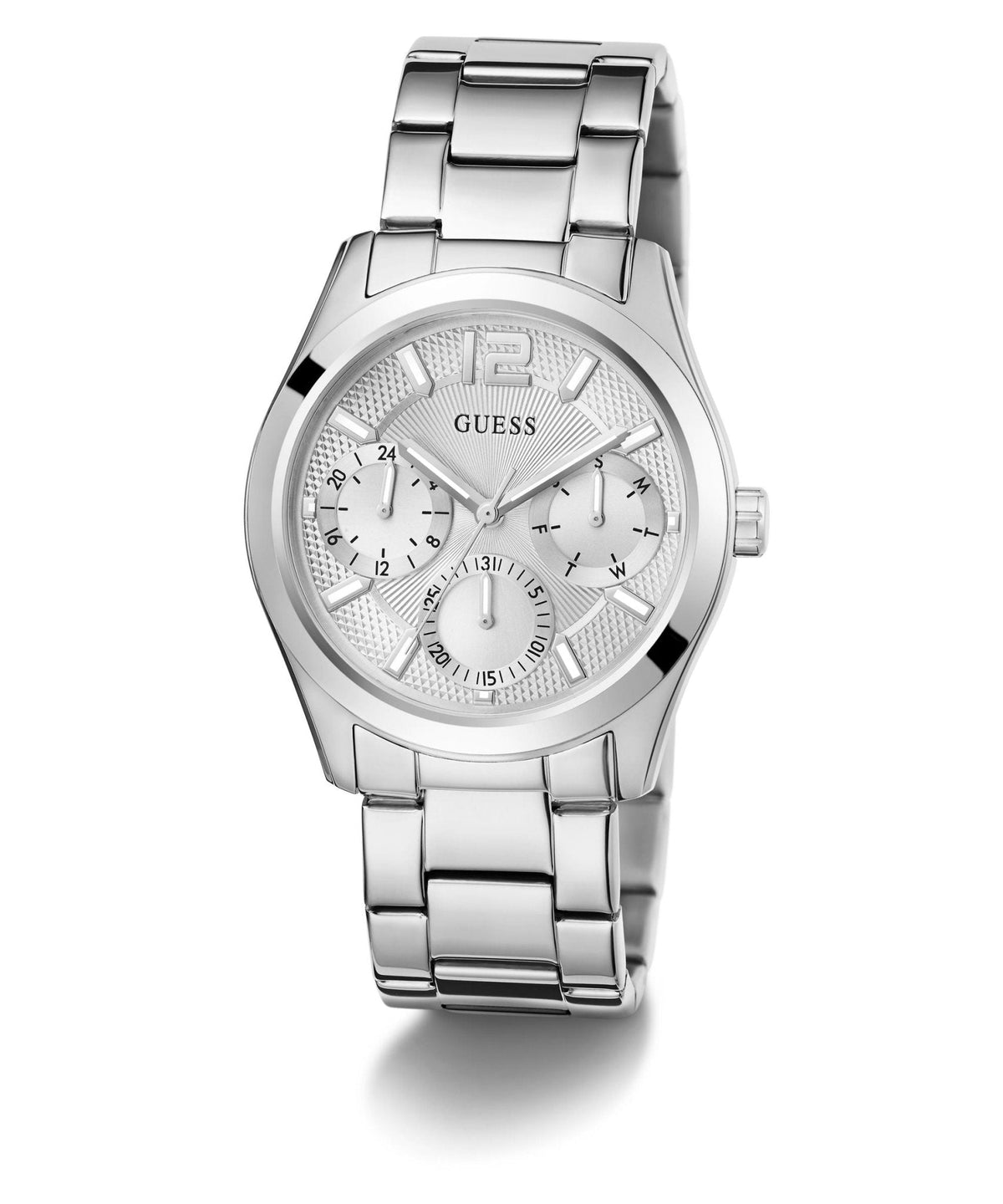 Ladies Zoe Silver Tone Stainless Steel Watch Gw0760l1 -korean beauty