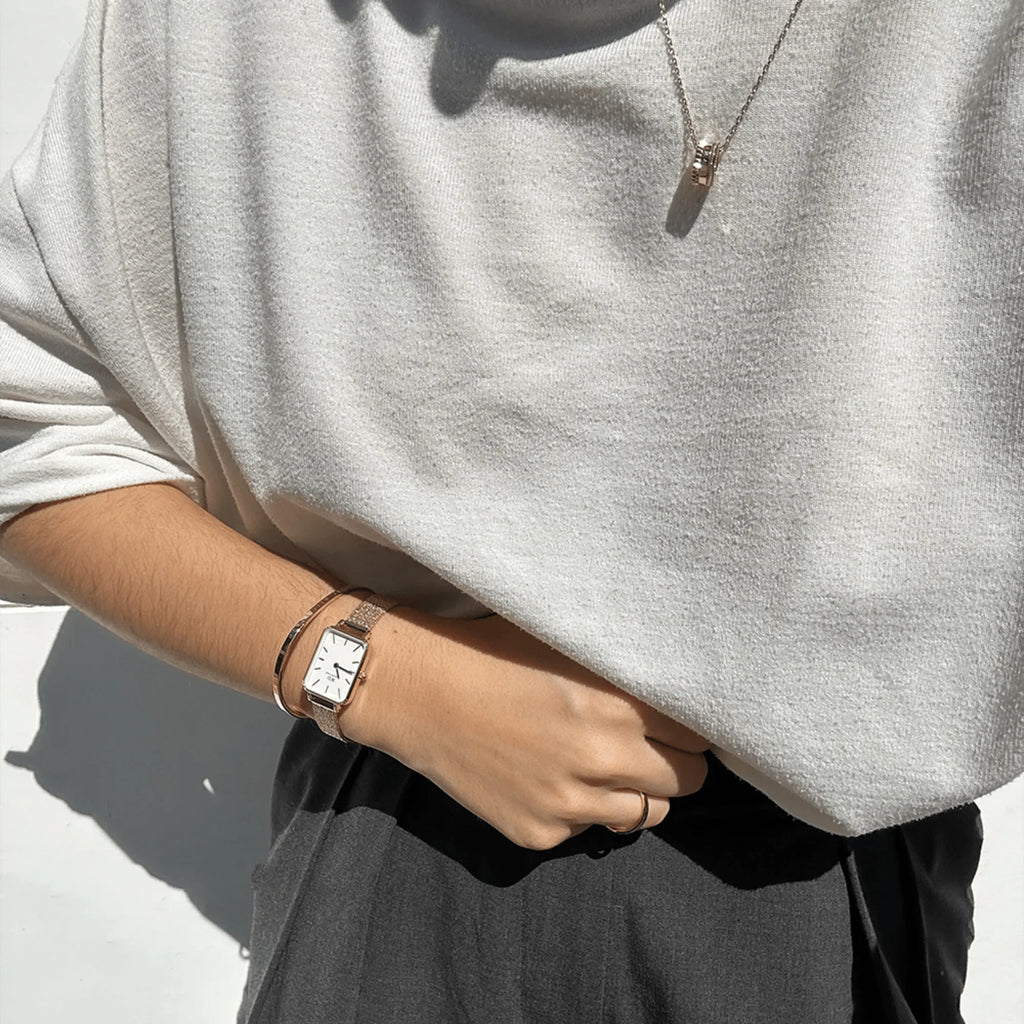 Daniel Wellington Ladies Gold Watch Dw00100556 Copy -korean beauty