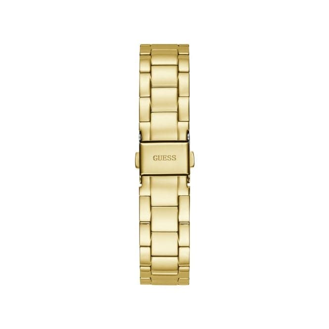 Guess Watches Luna Ladies Dress Gold Stainless Steel Watch Gw0307l2 -korean beauty