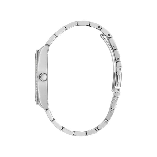 Guess Watches Luna Ladies Dress Silver Stainless Steel Watch Gw0307l1 -korean beauty