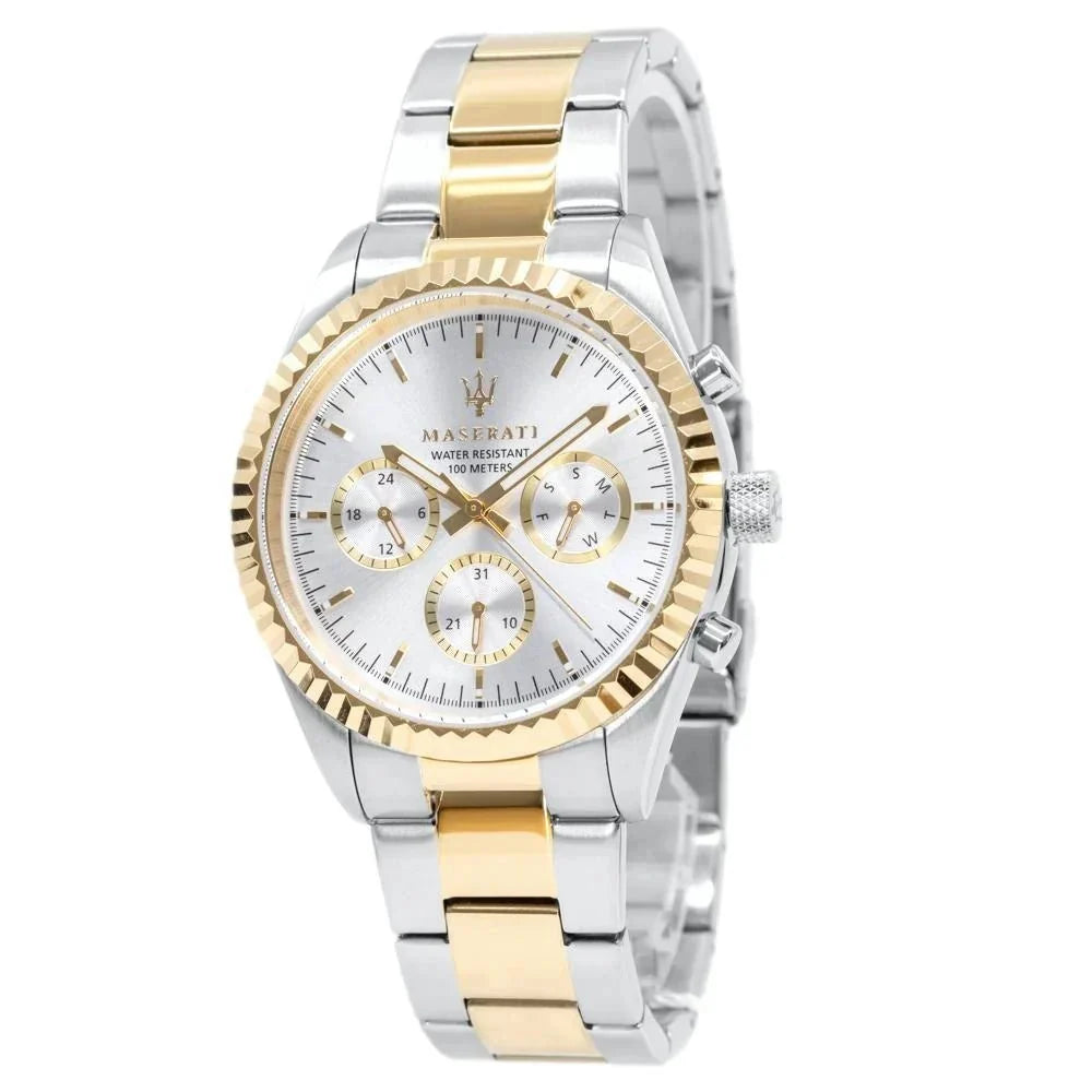 Maserati R8853100021 Competizione Chrono Mens Two Tone Watch -korean beauty