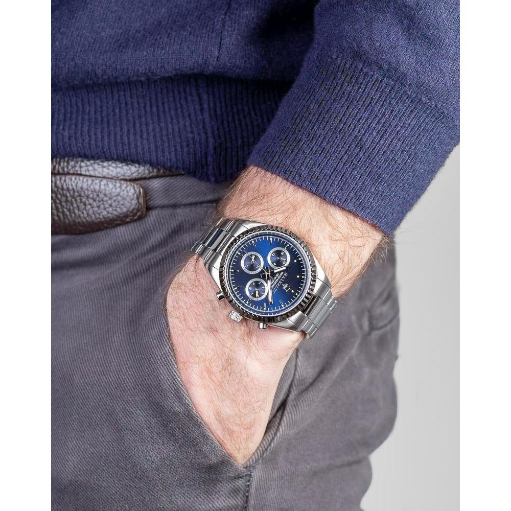 Maserati R8853100022 Competizione Chrono Mens Blue Watch -korean beauty