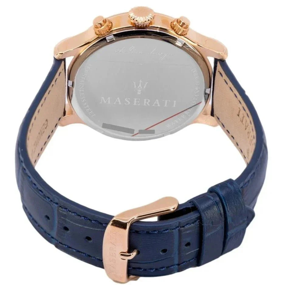 Maserati R8871618007 Epoca Chrono Mens Blue Watch -korean beauty