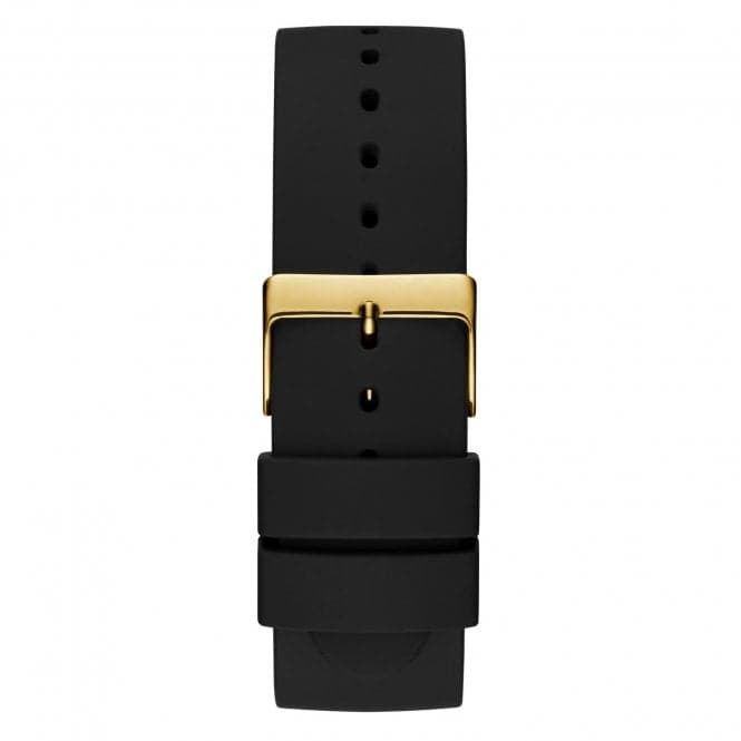 Guess Watches Mens Dress Stainless Steel Black Watch W1264g1 -korean beauty