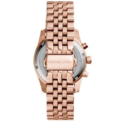 Michael Kors Lexington Ladies Rose Gold Chronograph Watch Mk5569 -korean beauty
