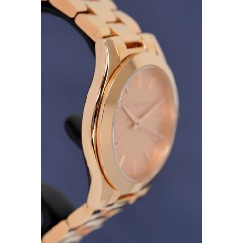 Michael Kors Mk3205 Ladies Mini Slim Runway Rose Gold Watch -korean beauty