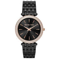Michael Kors Mk3407 Ladies Darci Black Crystal Watch -korean beauty