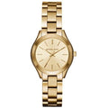 Michael Kors Mk3512 Ladies Slim Runway Gold Watch -korean beauty