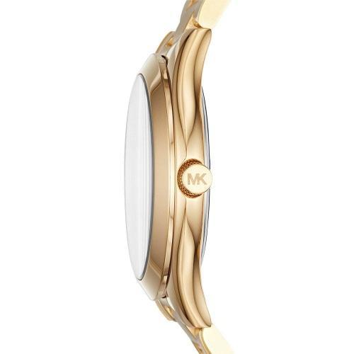 Michael Kors Mk3512 Ladies Slim Runway Gold Watch -korean beauty