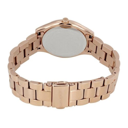 Michael Kors Mk3513 Ladies Slim Runway Rose Gold Watch -korean beauty
