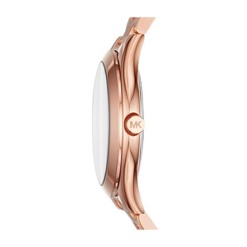 Michael Kors Mk3513 Ladies Slim Runway Rose Gold Watch -korean beauty