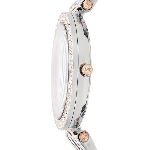 Michael Kors Mk3726 Ladies Darci Two Tone Stainless Steel Crystal Watch -korean beauty