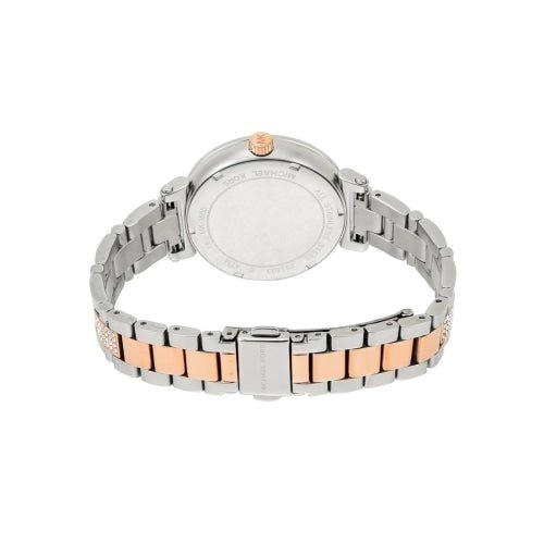Michael Kors Mk3880 Ladies Sofie Two Tone Stainless Steel Crystal Watch -korean beauty