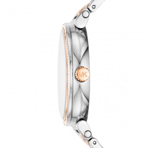 Michael Kors Mk3880 Ladies Sofie Two Tone Stainless Steel Crystal Watch -korean beauty