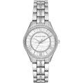 Michael Kors Mk3900 Ladies Lauryn Silver Watch -korean beauty