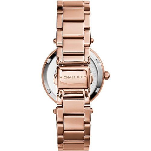 Michael Kors Mk5616 Ladies Mini Parker Rose Gold Stainless Steel Watch -korean beauty