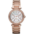 Michael Kors Mk5616 Ladies Mini Parker Rose Gold Stainless Steel Watch -korean beauty