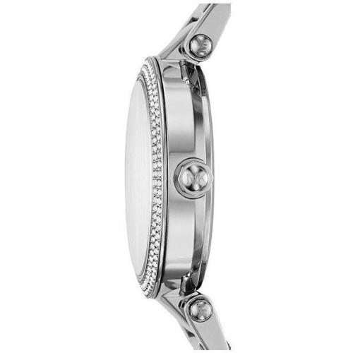 Michael Kors Mk6483 Ladies Mini Parker Silver Crystal Watch -korean beauty