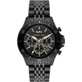 Michael Kors Mk8750 Men S Bayville Silver Black Chronograph Watch -korean beauty