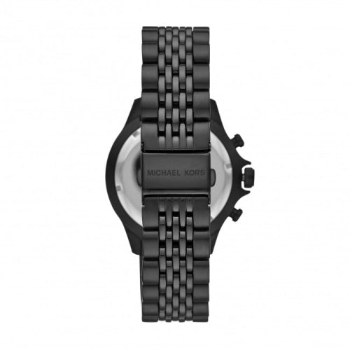 Michael Kors Mk8750 Men S Bayville Silver Black Chronograph Watch -korean beauty