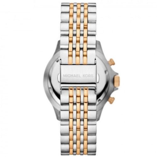 Michael Kors Mk8872 Men S Bayville Two Tone Black Chronograph Watch -korean beauty