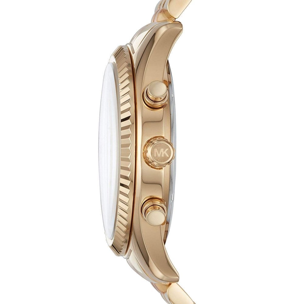 Michael Kors Lexington Gold Chronograph Watch Mk6473 -korean beauty