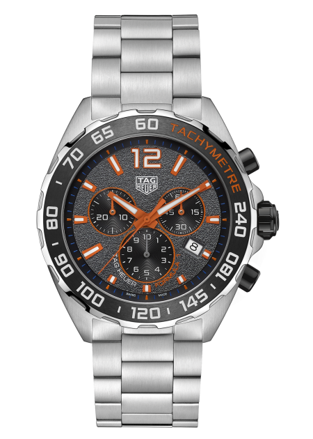 Tag Heuer Formula 1 Chronograph Ceramic Black Dial Silver Steel Strap Watch For Men Caz101ah Ba0842 -korean beauty