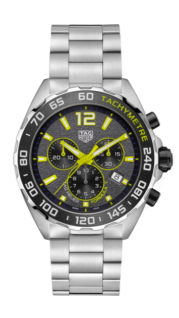 Tag Heuer Formula 1 Chronograph Grey Dial Silver Steel Strap Watch For Men Caz101ag Ba0842 -korean beauty