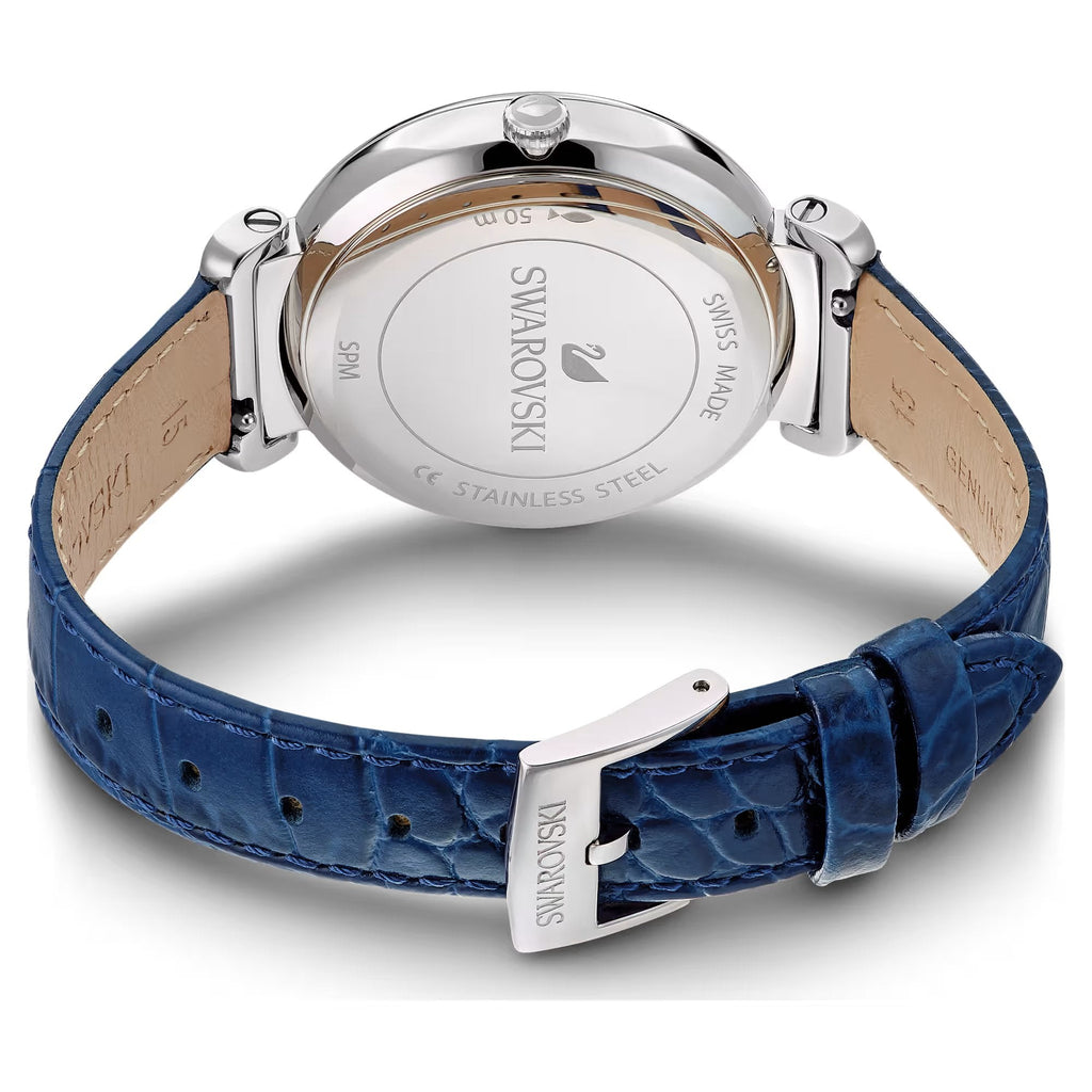 Swarovski Passage Moon Phase Ladies Blue Watch 5613320 -korean beauty
