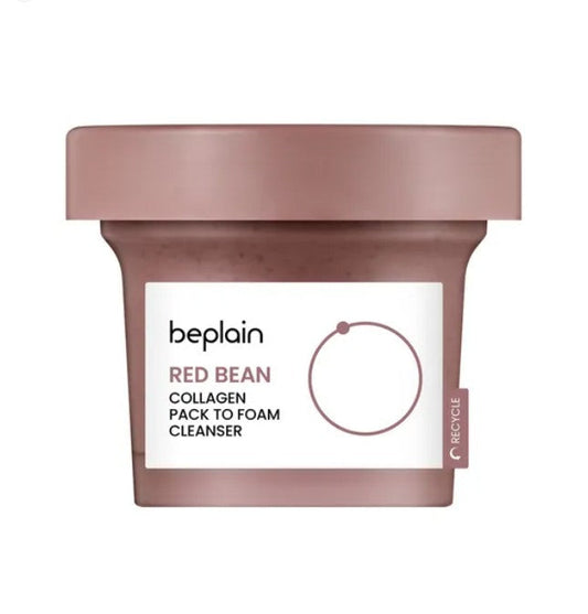 beplain Red Bean Collagen Pack To Foam Cleanser 100ml -korean beauty