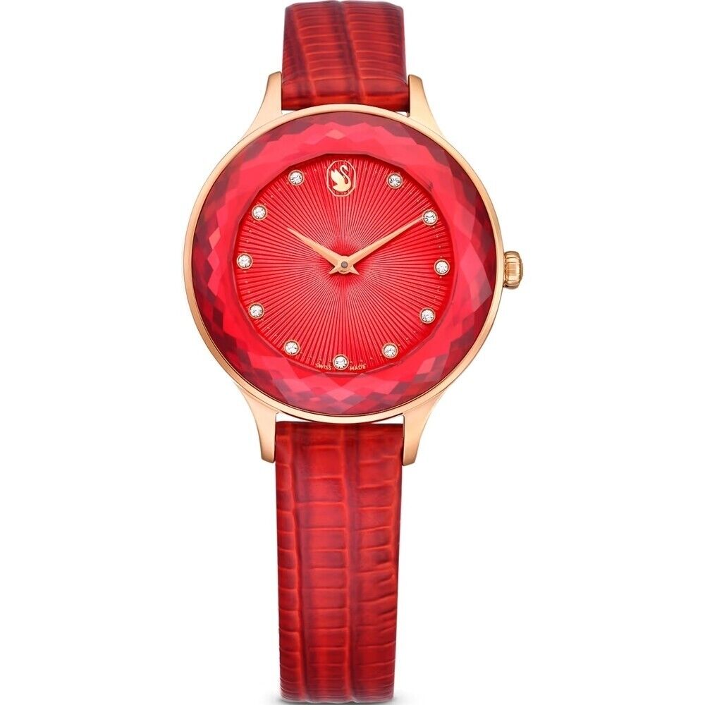 Swarovski Watch Octea Nova 33mm Red 5650002 -korean beauty