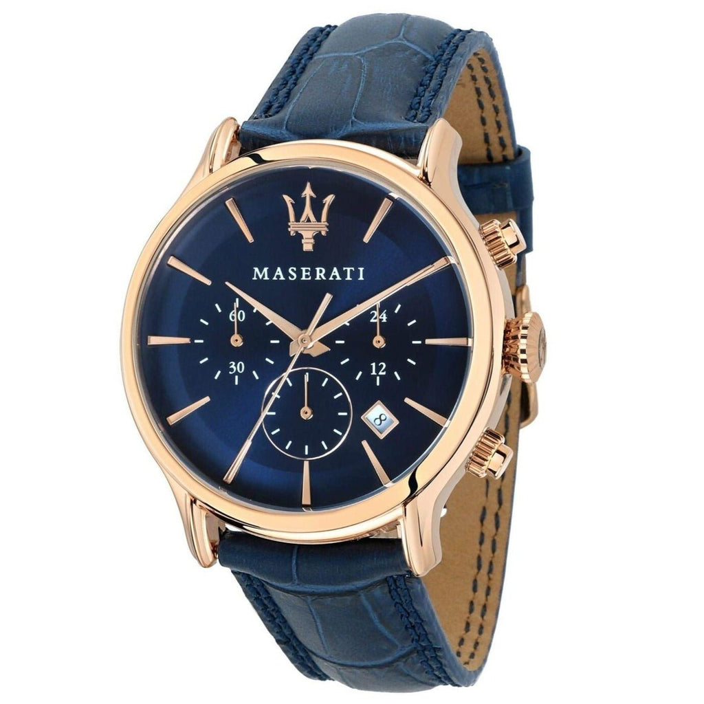 Maserati R8871618007 Epoca Chrono Mens Blue Watch -korean beauty