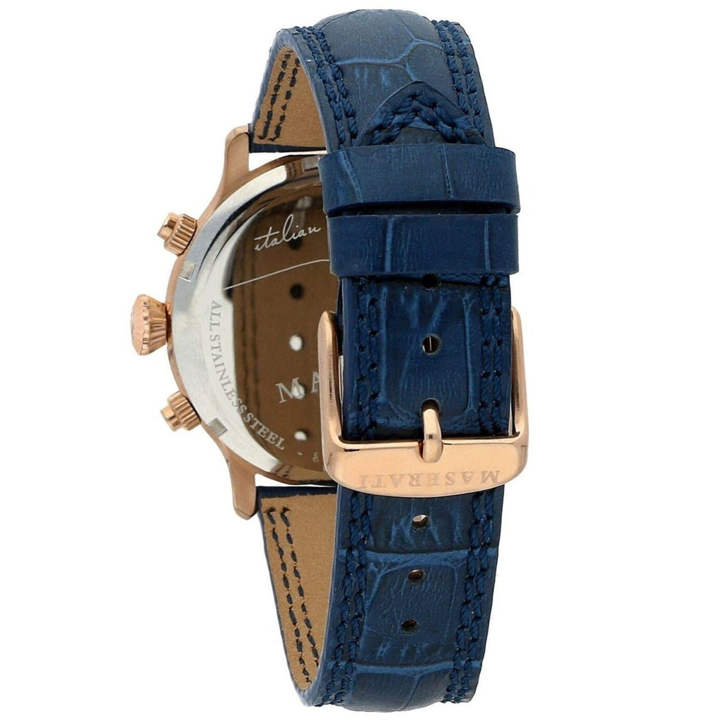 Maserati R8871618007 Epoca Chrono Mens Blue Watch -korean beauty