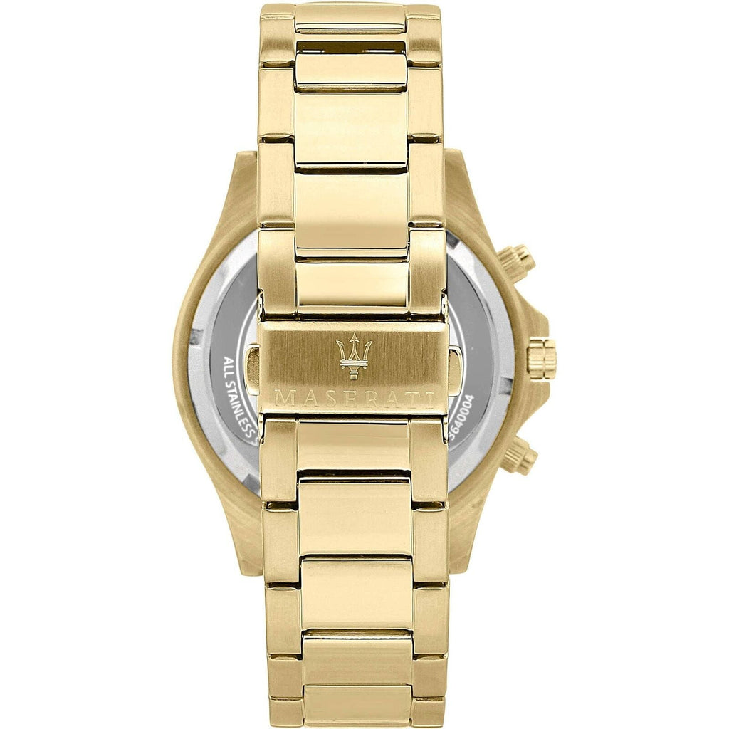 Maserati R8873640005 Sfida Chrono Mens Gold Watch -korean beauty