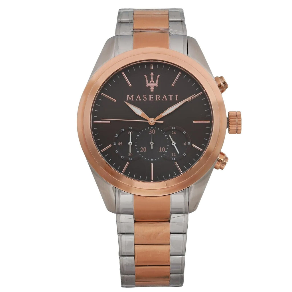 Maserati R8873612003 Traguardo Chrono Mens Two Tone Watch -korean beauty