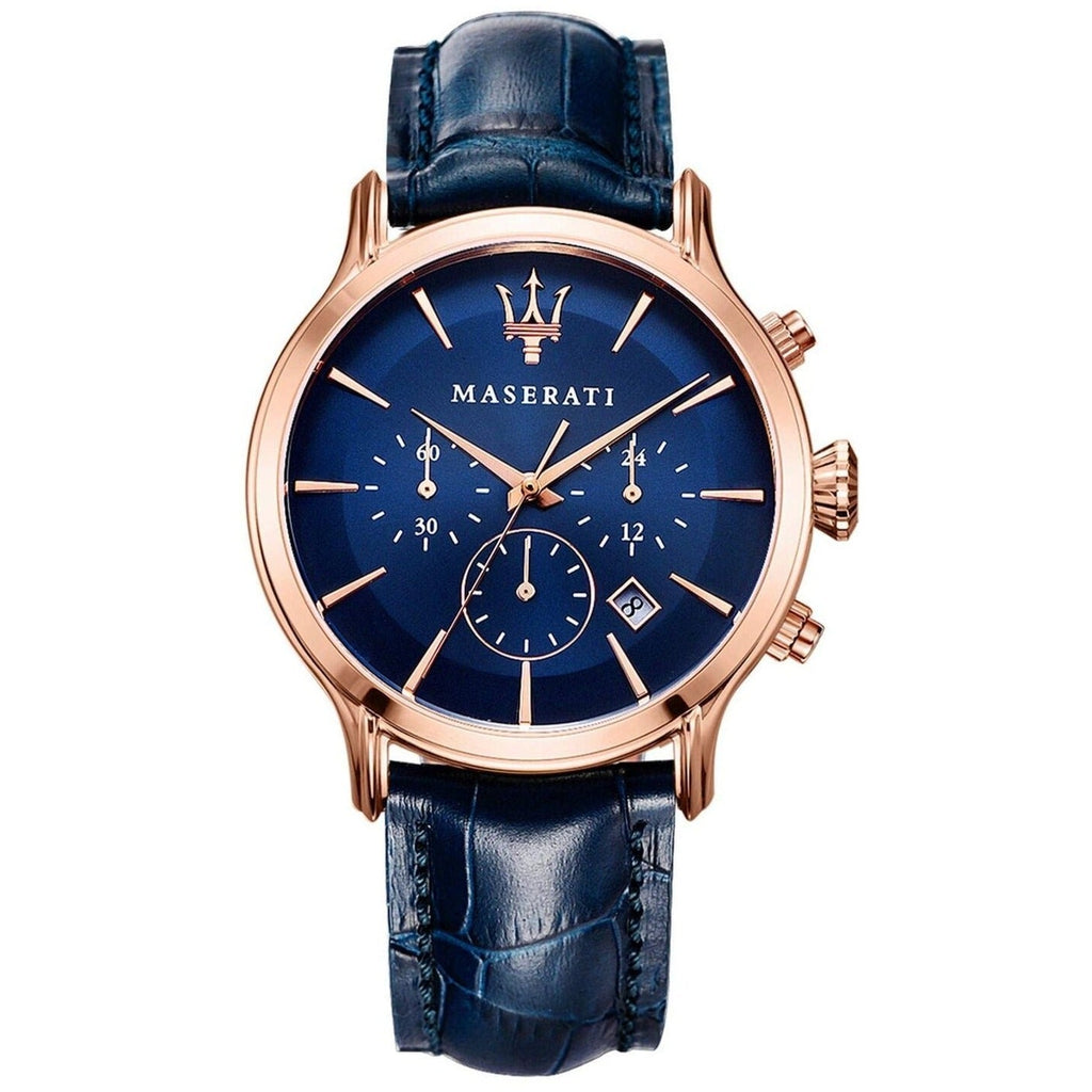 Maserati R8871618007 Epoca Chrono Mens Blue Watch -korean beauty