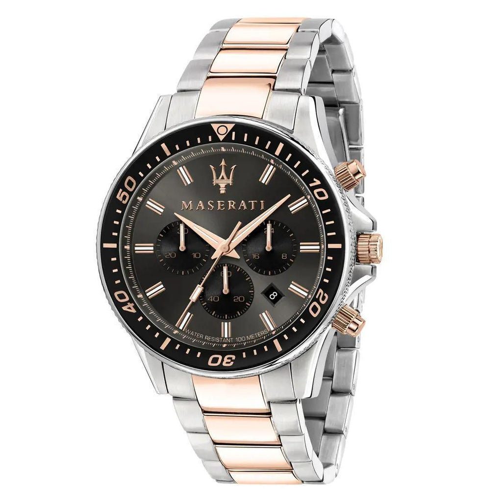 Maserati R8873640002 Sfida Chrono Mens Two Tone Watch -korean beauty