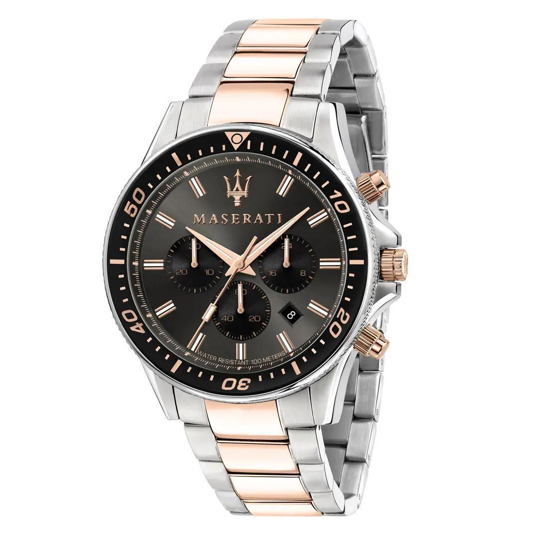 Maserati R8873640002 Sfida Chrono Mens Two Tone Watch -korean beauty