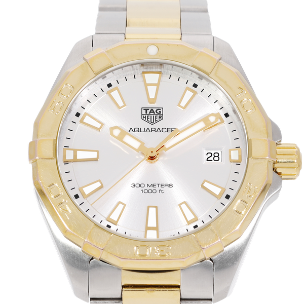 Tag Heuer Aquaracer Silver Dial Two Tone Steel Strap Watch For Women Wbd1120 Bb0930 -korean beauty