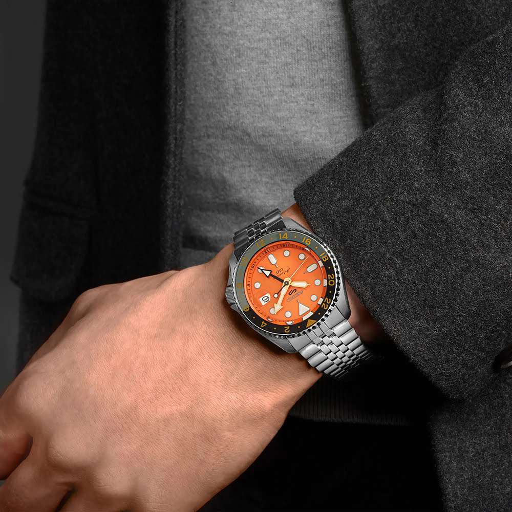 Seiko Ssk005k1 Seiko 5 Sports Gmt Automatic -korean beauty