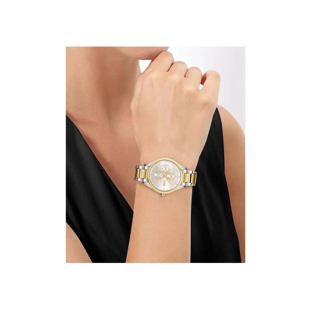 Hugo Boss Womens 1502585 Grand Course Quartz Stainless Steel Watch -korean beauty
