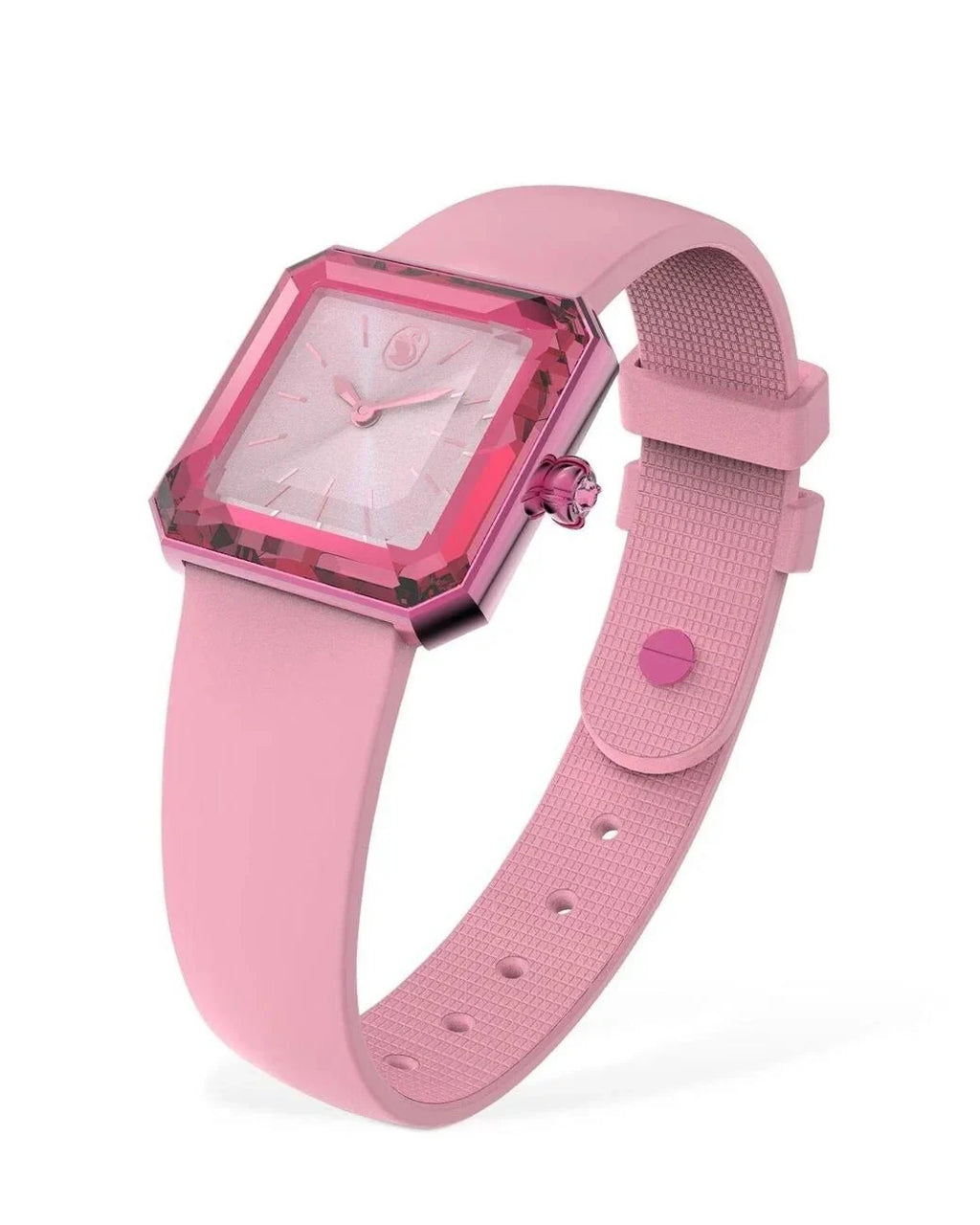 Swarovski Watch Lucent With Silicone Strap Pink 5624373 -korean beauty