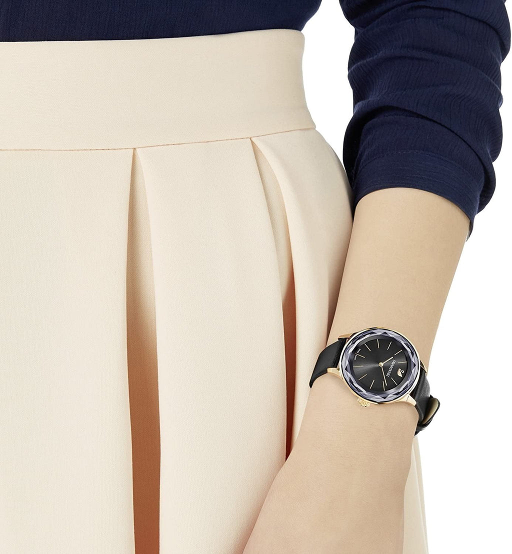 Swarovski Watch Octea Nova 36mm Black 5295358 -korean beauty