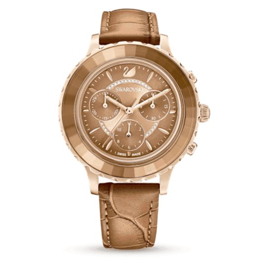 Swarovski Watch Octea Lux Chrono Brown 5632260 -korean beauty