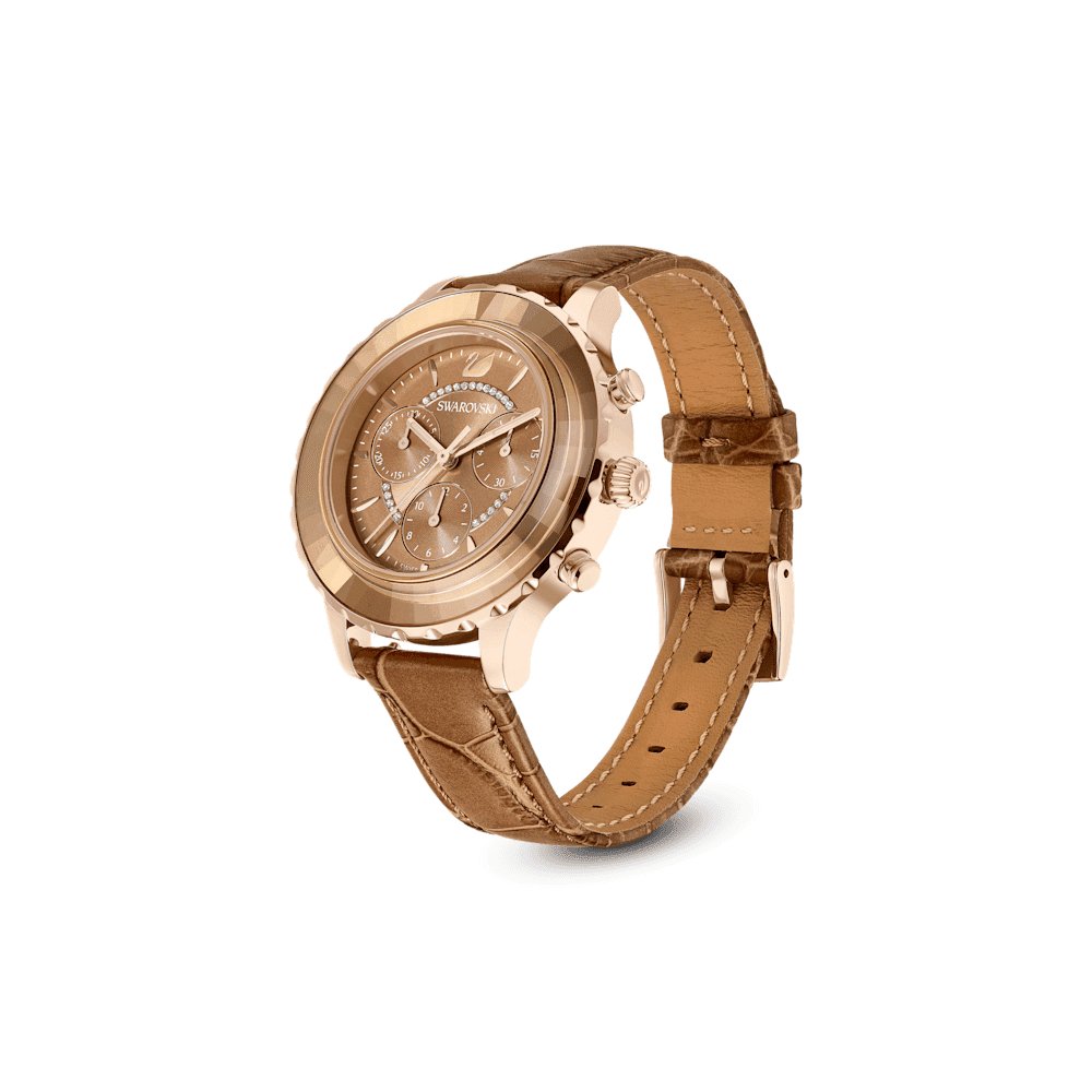 Swarovski Watch Octea Lux Chrono Brown 5632260 -korean beauty