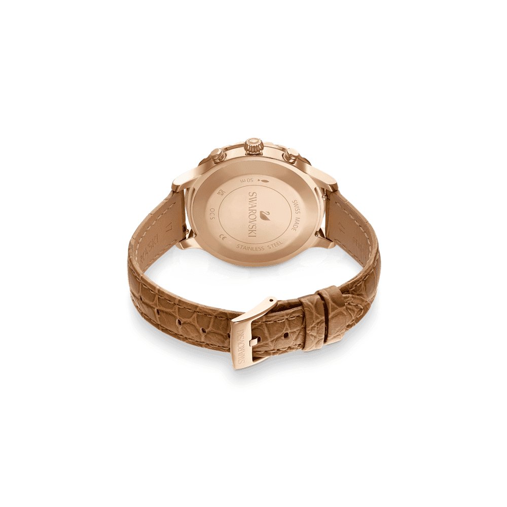 Swarovski Watch Octea Lux Chrono Brown 5632260 -korean beauty
