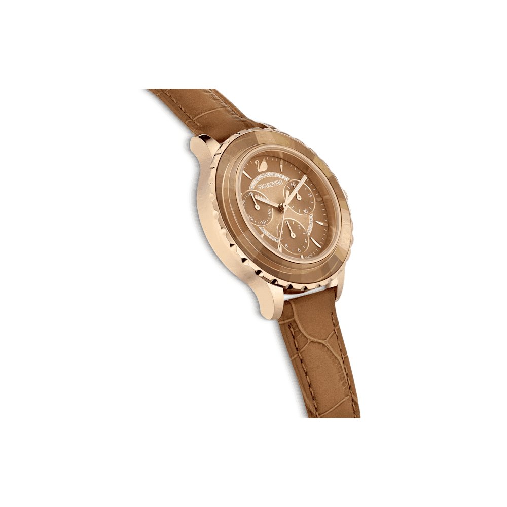 Swarovski Watch Octea Lux Chrono Brown 5632260 -korean beauty