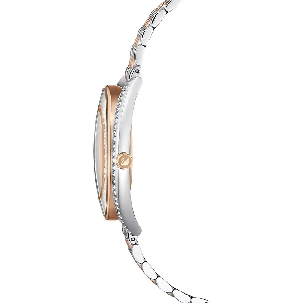 Swarovski Crystalline Aura Rose Gold Watch 5644075 -korean beauty