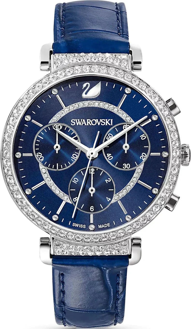 Swarovski Watch Passage Chrono Blue 5580342 -korean beauty