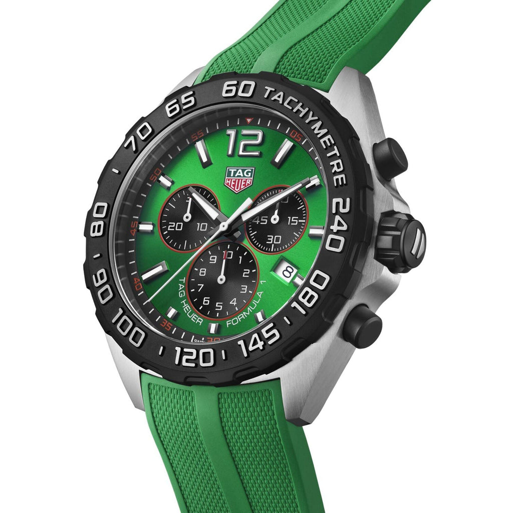 Tag Heuer Watch Formula 1 Chronograph Green Caz101ap Ft8056 -korean beauty